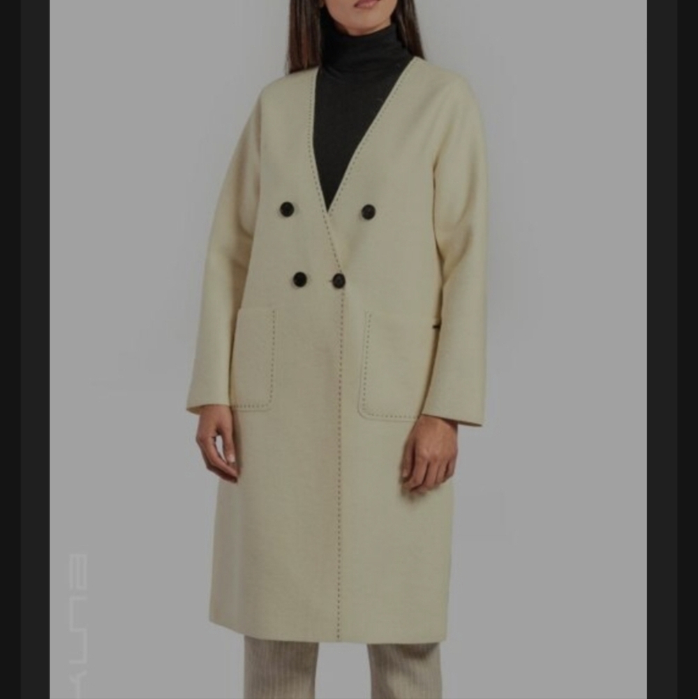 Kuna WARSAW ALPACA FELTED COAT. Alpaca Wool. Size Medium. New.A stylish and so